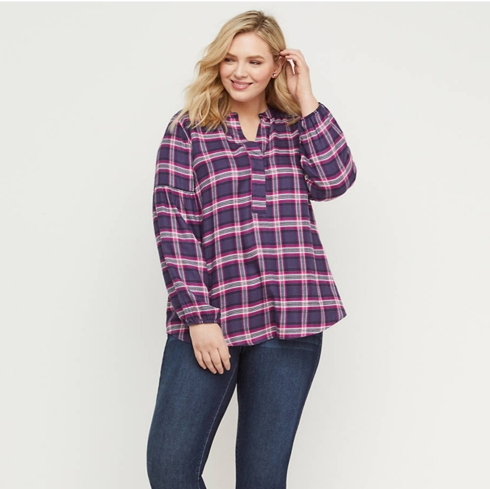 Lane Bryant Plaid shirt